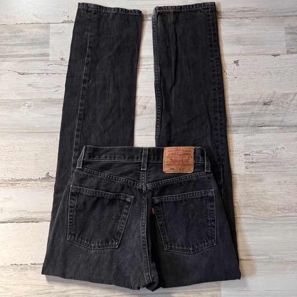 Levi's Men's 501 Original Shrink to Fit Mid Rise Regular Fit Straight Leg  Jeans - Black (Big & Tall)